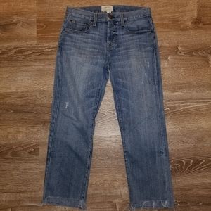Current Elliot The Crossover Straight Leg Jeans 27